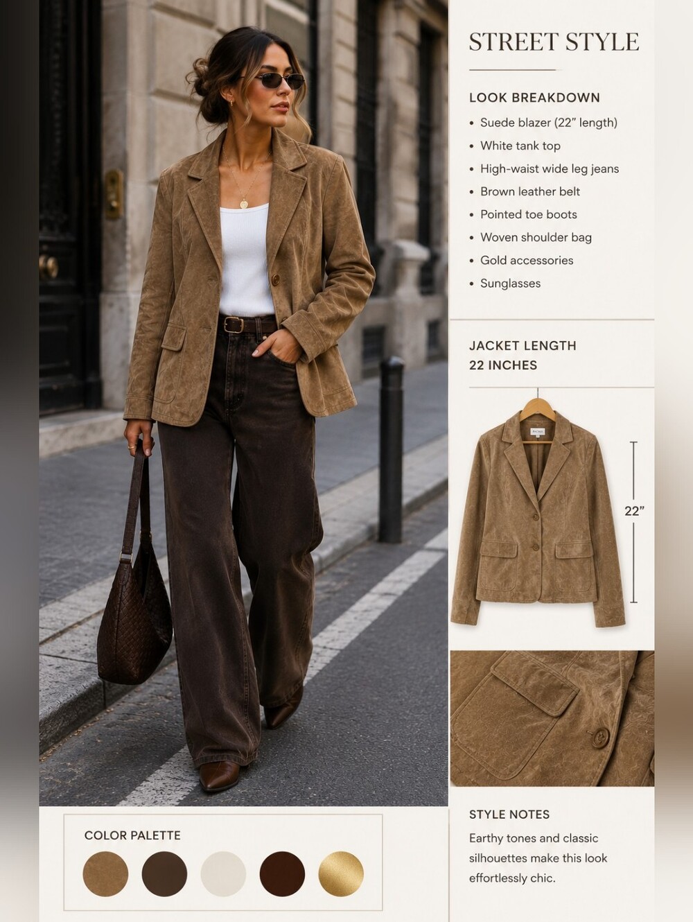 Vintage Ricki's Brown Suede Jacket Size M